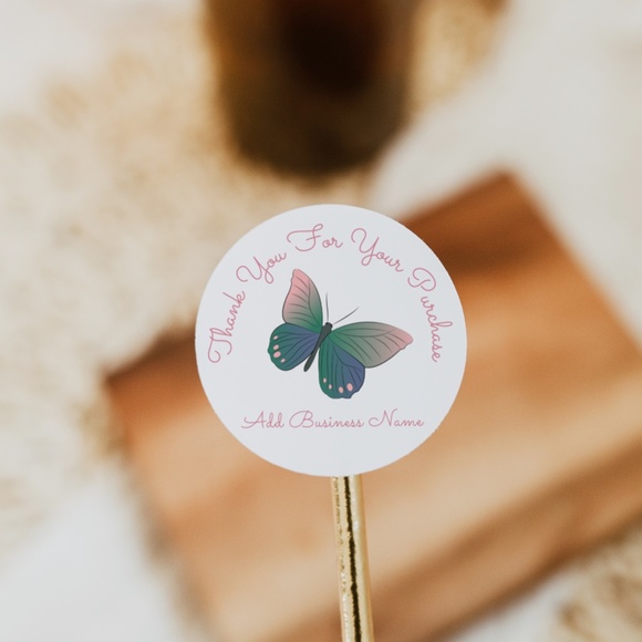 Thank You Sticker Label - Picture 3 of 4